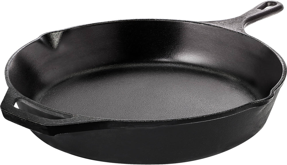 Utopia Kitchen Saute Fry Pan - Chefs Pan, Pre-Seasoned Cast Iron Skillet - Frying Pan 12 inch - Safe Grill Cookware for Indoor & Outdoor Use - Cast